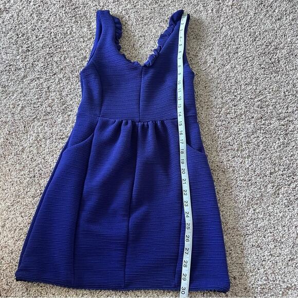 Anthro | Maeve Purple Ottoman Ribbed Sheath Dress - Picture 15 of 16